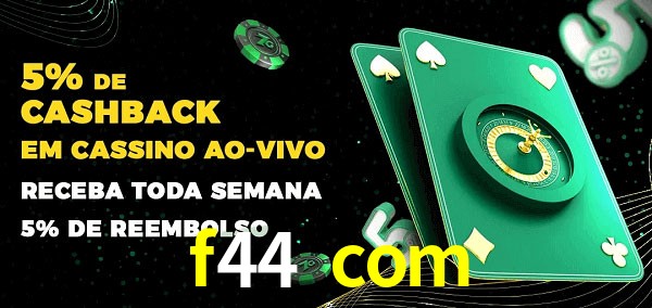 Promoções do cassino ao Vivo f44 com